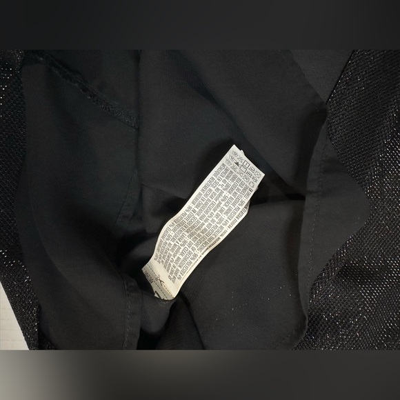 Forever 21 Little Black Spaghetti Straps Sparkling Dress Side Zip Size Small - Picture 6 of 11